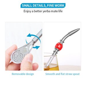 Alternative view of Wholesale Yerba Mate Bombilla Straw Colorful Bead 8.5inch
